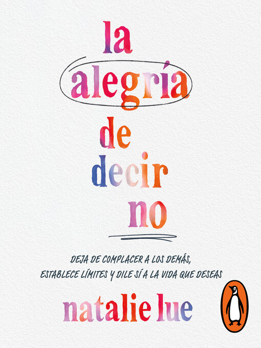 Cover image for La alegría de decir no